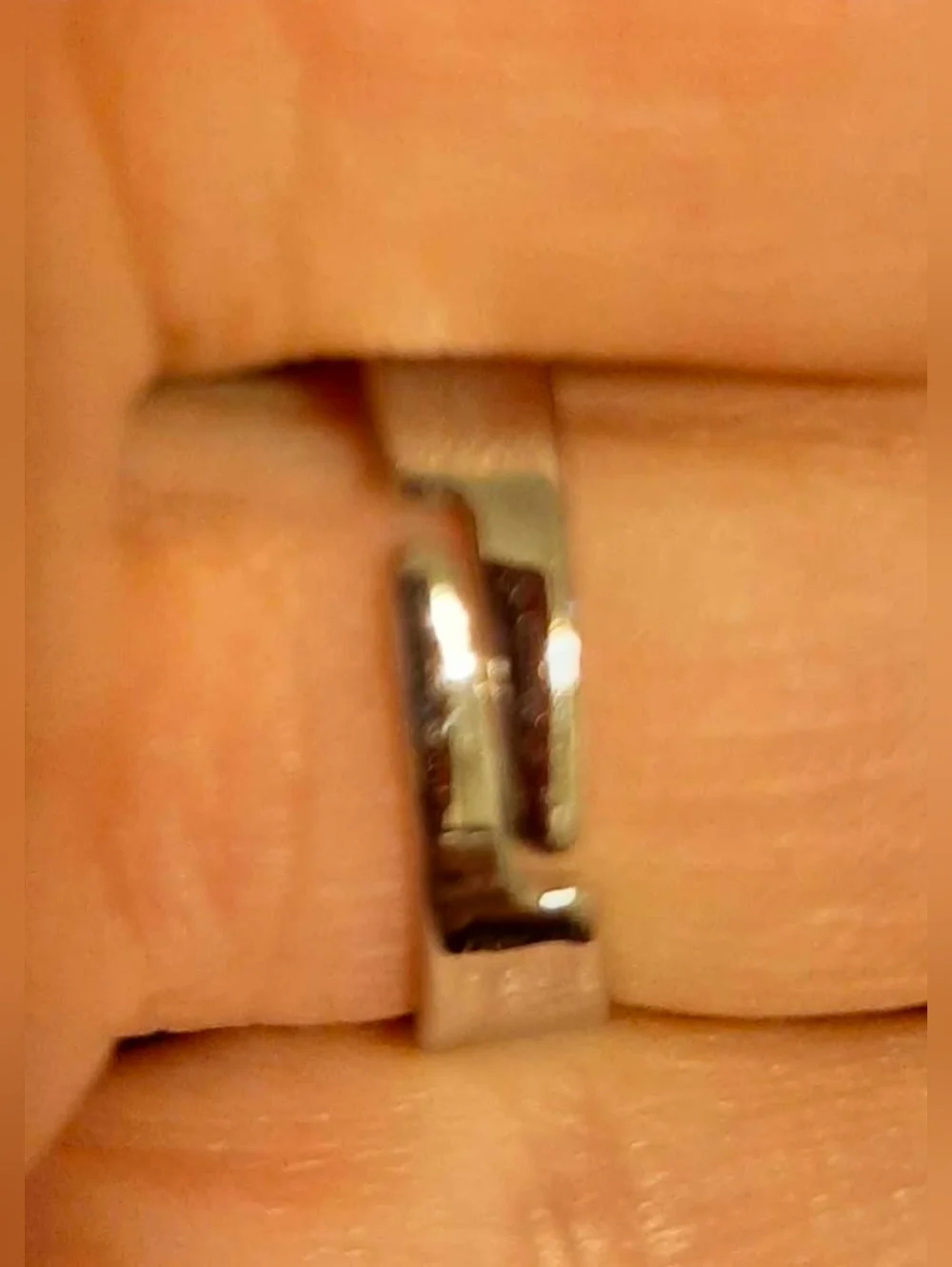 Vintage Adjustable Silver Tone Mood Ring see below